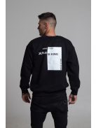 JESUS IS KING zwart unisex trui