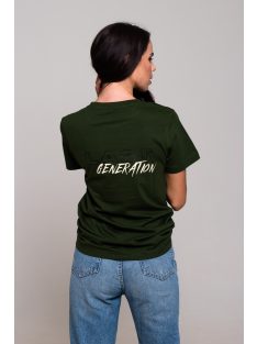 LAST GENERATION - THIS IS OUR TIME green unisex-T-shirt