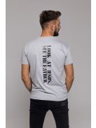 LOOK AT JESUS SEE THE FATHER grey unisex T-shirt