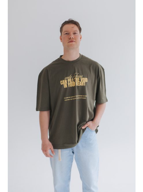 ONLY JESUS CAN FILL THE VOID OVERSIZE T-shirt