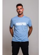 REDEEMED babyblauw unisex T-shirt 