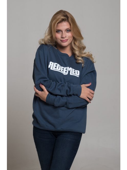 REDEEMED airforce blauw unisex trui