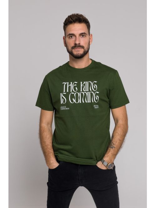 THE KING IS COMING unisex T-shirt