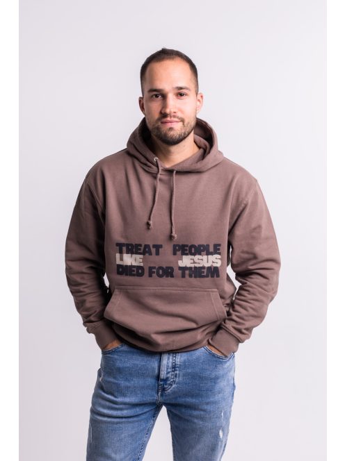 TREAT PEOPLE LIKE JESUS DIED FOR THEM unisex trui